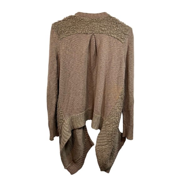 Anthropologie Sleeping On Snow Slubby Boucle Cardigan Medium Mohair Neutrals - Picture 5 of 7